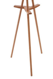 Orsina Minimalist Natural Wood Coat Stand, Functional Coat Rack Stand, Natural Bamboo Constructed Coat Stand - thumbnail 4