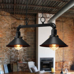 Long Life Lamps Company Vintage Retro Industrial Water Pipe Ceiling Light M0194 - thumbnail 7