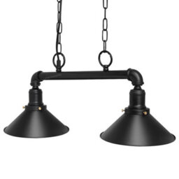 Long Life Lamps Company Vintage Retro Industrial Water Pipe Ceiling Light M0194 - thumbnail 4