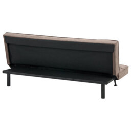 Beliani Sofa Bed 3 Seater Hasle Fabric Brown - thumbnail 6