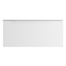 Affine 800mm Countertop Bathroom Vanity Unit Wall Hung Furniture Soft Close White - thumbnail 4
