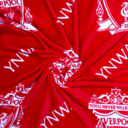 Liverpool Fc Ynwa Sherpa Fleece Throw Blanket - thumbnail 5