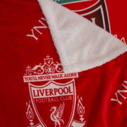 Liverpool Fc Ynwa Sherpa Fleece Throw Blanket - thumbnail 3