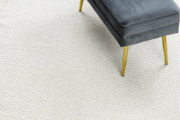 RugsX Carpet Origi 3739 Cream - Frame, Herringbone Flat-Woven Sisal String 136X190 Cm - thumbnail 4