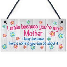 Red Ocean Mum Love Mothers Day Gift Birthday Sign