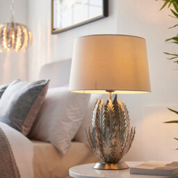 Anson Lighting Damita Gold Leaf Ivory Cotton Shade Decorative Floral 1 Light Wall Light - thumbnail 6