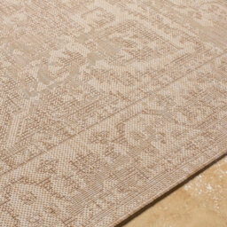 Livabliss Tuareg-Vintage Beigeivory Traditional Boho In- & Outdoor Jute-Look Rug 160 X 213 Cm Easy Care, Non Shedding - thumbnail 3