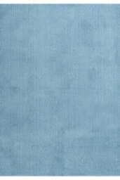 Comfy Washable Low Pile Living Room Area Rug - Anti-Slip Felt Backing Teal 50Cm X 80Cm - thumbnail 2