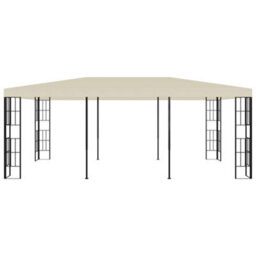 Walplus Gazebo Outdoor Beach Party Festival Camping Tent Canopy Wedding Marquee Awning3X6 M Cream - thumbnail 2