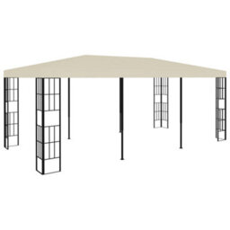 Walplus Gazebo Outdoor Beach Party Festival Camping Tent Canopy Wedding Marquee Awning3X6 M Cream - thumbnail 1