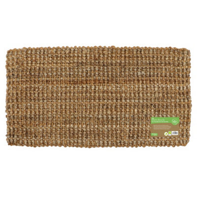 Jvl Moris Hand Spun Boucle Coir Jute Doormat, 40X70Cm - image 1