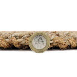 Jvl Moris Hand Spun Boucle Coir Jute Doormat, 40X70Cm - thumbnail 6