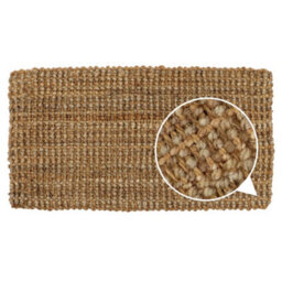 Jvl Moris Hand Spun Boucle Coir Jute Doormat, 40X70Cm - thumbnail 7