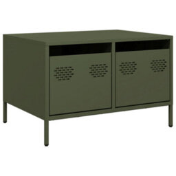 Berkfield Industrial Tv Cabinet Olive Green 68X50X43.5 Cm Cold-Rolled Steel