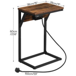 C-Shaped Charging Station Side Table - thumbnail 2