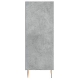 Berkfield Bookcase Concrete Grey 69.5X32.5X90 Cm Engineered Wood - thumbnail 5