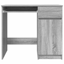 Berkfield Desk Grey Sonoma 86X49X76 Cm Engineered Wood - thumbnail 6