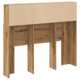Berkfield Headboard Cabinet Artisian Oak 120X19X103.5 Cm Engineered Wood - thumbnail 6