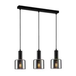 Luminosa Lighting Luminosa Santia Modern 3 Light Bar Pendant Ceiling Light, E27 - thumbnail 1