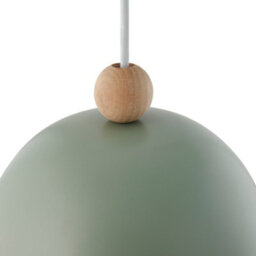 Nordlux Gaston Metal Pendant Light White Inner Green,mains - thumbnail 2