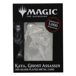 Magic The Gathering Limited Edition .999 Silver Plated Kaya, Ghost Assassin Ingot - thumbnail 5