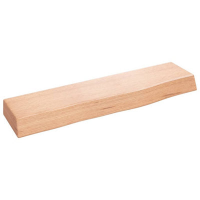 Berkfield Wall Shelf Light Brown 40X10X4 Cm Treated Solid Wood Oak - image 1