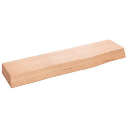 Berkfield Wall Shelf Light Brown 40X10X4 Cm Treated Solid Wood Oak - thumbnail 1