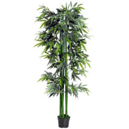 Artificial Bamboo Tree Plant Greenary In A Pot 1.8M For Home