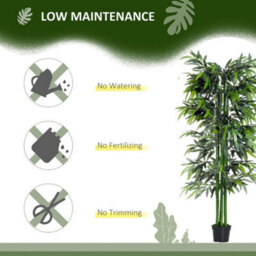 Artificial Bamboo Tree Plant Greenary In A Pot 1.8M For Home - thumbnail 4