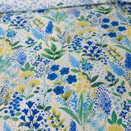 Catherine Lansfield Tilly Floral Reversible King Duvet Cover Set With Pillowcases Blue - thumbnail 4