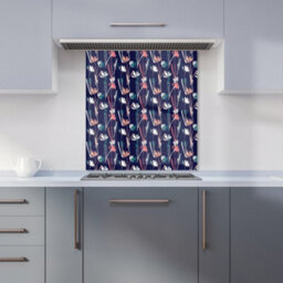 Warren Reed Designer Hand Drawn Wild Flowers Premium Glass Kitchen Splashback W700mm X H650mm - thumbnail 6