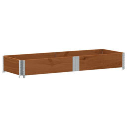 Berkfield Garden Planter Brown 150X50 Cm Solid Wood Pine - thumbnail 5