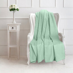 Ehc Lightweight Hand Woven Adult Cellular Cotton Blanket,double 230 X 230Cm, Sage - thumbnail 4