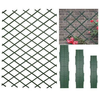 Vivo Plastic Wall Trellis Expanding Plant Climbing Vine Garden Pvc Fence 200 X 100Cm