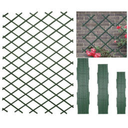 Vivo Plastic Wall Trellis Expanding Plant Climbing Vine Garden Pvc Fence 200 X 100Cm - thumbnail 1