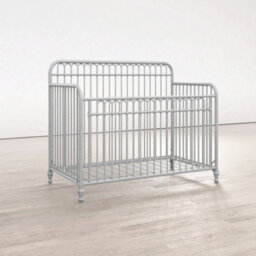 Dorel Home Ivy 3In1 Convertible Cotbed Metal Grey - thumbnail 9