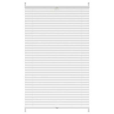 Berkfield Modern Plisse Blind 70X150Cm White Pleated Blind - image 1