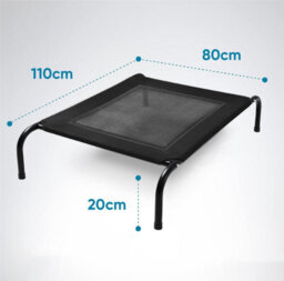 Elevated Dog Bed Pet Resistant Camping Cot Waterproof Indoor Outdoor - thumbnail 2