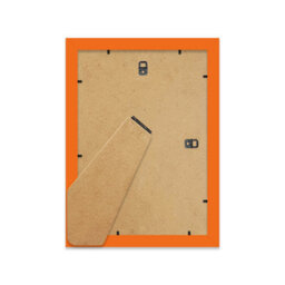 A5 Orange Picture Frame With Mount For A6 (10.5 X 14.8Cm - 4.1 X 5.8In) Poster, Photo, Artwork, Or Print. - thumbnail 6