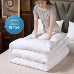 Aspire Homeware 15 Tog Winter Duvet Double (200X200Cm) Premium Anti-Allergy Warm Quilt - thumbnail 9