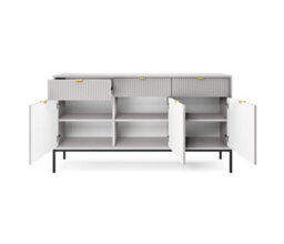Abakus Direct Nova Sideboard 154Cm In Light Grey - thumbnail 3