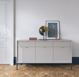 Abakus Direct Nova Sideboard 154Cm In Light Grey - thumbnail 4