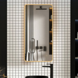 Royal Bathrooms Avenza 450 X 900mm Frontlit Led Cabinet Illuminated Rectangular Bathroom Mirror With Demister Pad & Touch Sensor - thumbnail 2
