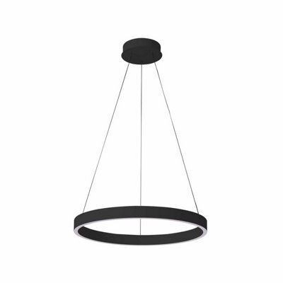 Luminosa Lighting Luminosa Brasco I 60Cm Led Pendant Ceiling Light Black 3000/4000K - image 1