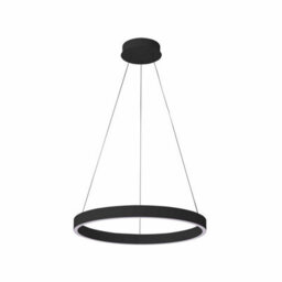 Luminosa Lighting Luminosa Brasco I 60Cm Led Pendant Ceiling Light Black 3000/4000K - thumbnail 1