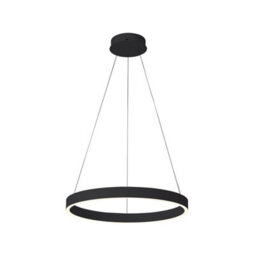 Luminosa Lighting Luminosa Brasco I 60Cm Led Pendant Ceiling Light Black 3000/4000K - thumbnail 2