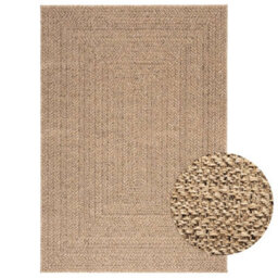 Berkfield Rug Zizur 140X200 Cm Jute Look Indoor And Outdoor - thumbnail 1