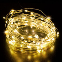 Desiretech 50 Led Battery-Powered Copper Wire Fairy Lights, 5M, Warm White, 4 Pack - thumbnail 1