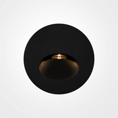 Luminosa Lighting Luminosa Maytoni Bil Outdoor Recessed Downlight Black 3000K Ip54 - image 1