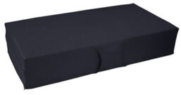 Mattress Guru Double Folding Z Bed, Tri - Folding Futon Mattress, Travel Camping Bed With Protective Travel Cover, Black - thumbnail 6